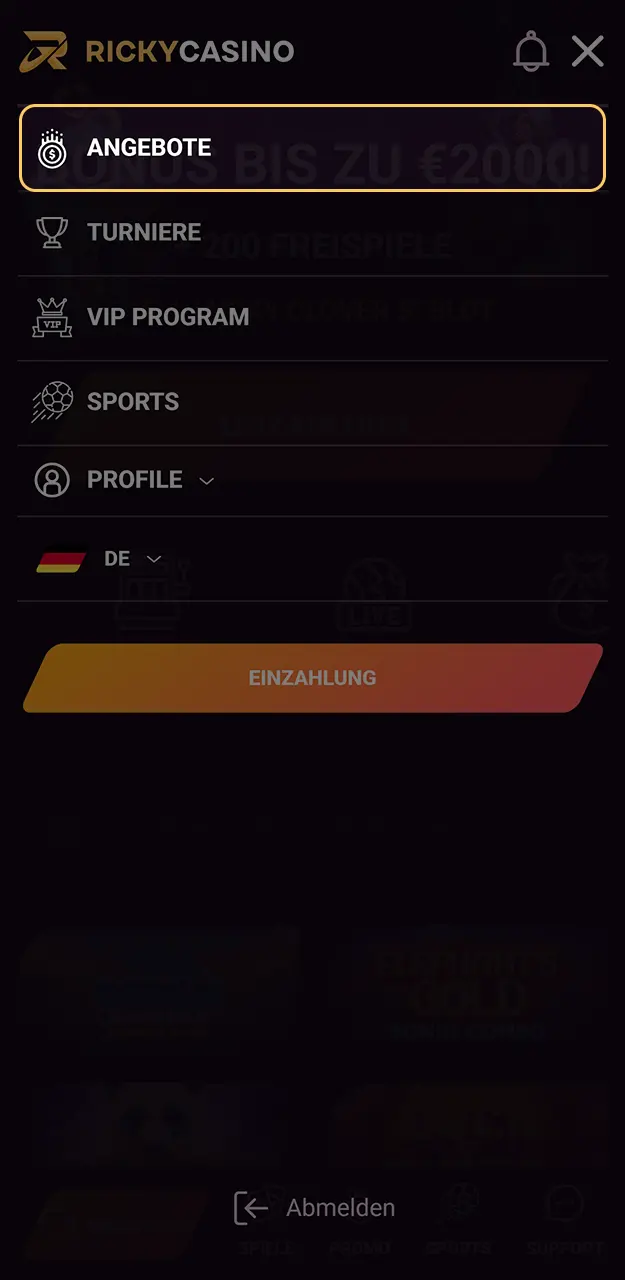 Nutzen Sie Ihren Ricky Casino Bonus, um Ihr Startkapital für das Live-Casino zu erhöhen.