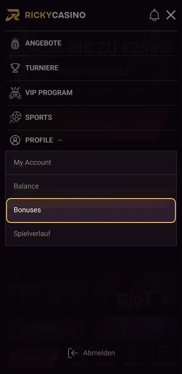 Aktivieren Sie Bonusrunden, um Ihre Gewinnchancen bei den Slots von Ricky Casino zu maximieren.