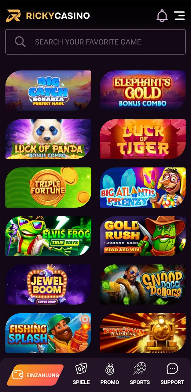 Nutzen Sie Ihren Bonus, um bei Ricky Casino höhere Gewinne an den Spielautomaten zu erzielen.