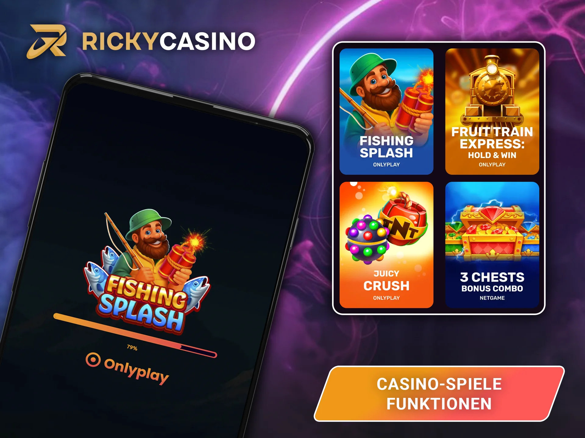 Erleben Sie unvergessliche Momente beim Spielen der besten Slots in der Ricky Casino-App.